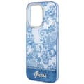 Miniatyrbild 6 av 8: GUESS iPhone 14 Pro Skal Porcelain Collection - Blå