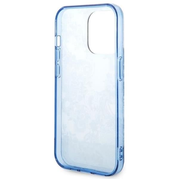 GUESS iPhone 14 Pro Skal Porcelain Collection - Blå