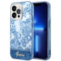 Miniatyrbild 1 av 8: GUESS iPhone 14 Pro Skal Porcelain Collection - Blå