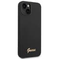 Miniatyrbild 4 av 8: GUESS iPhone 14 Plus Skal Silicone Vintage Gold Logo - Svart