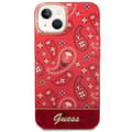 Miniatyrbild 3 av 8: GUESS iPhone 14 Plus Skal Bandana Paisley - Röd
