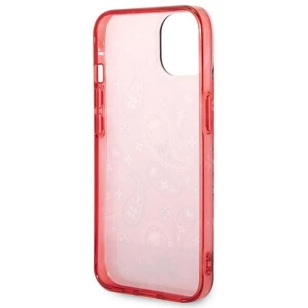 GUESS iPhone 14 Plus Skal Bandana Paisley - Röd