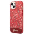 Miniatyrbild 2 av 8: GUESS iPhone 14 Plus Skal Bandana Paisley - Röd