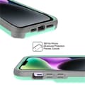 Miniatyrbild 4 av 7: iPhone 14 Skal Korthållare Mirror Kickstand - Grön