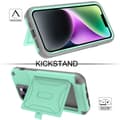 Miniatyrbild 5 av 7: iPhone 14 Skal Korthållare Mirror Kickstand - Grön