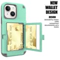 Miniatyrbild 2 av 7: iPhone 14 Skal Korthållare Mirror Kickstand - Grön