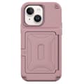 Miniatyrbild 1 av 7: iPhone 14 Plus Skal Korthållare Mirror Kickstand - Rosa