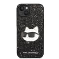 Miniatyrbild 3 av 8: Karl Lagerfeld iPhone 14 Plus Skal Glitter Choupette Patch - Svart