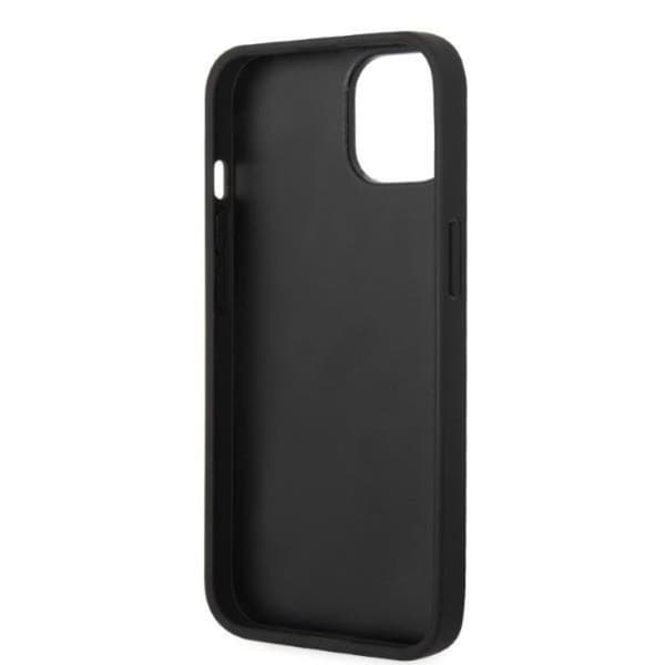 Karl Lagerfeld iPhone 14 Plus Skal Glitter Choupette Patch - Svart