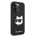 Miniatyrbild 4 av 8: Karl Lagerfeld iPhone 14 Pro Skal Glitter Choupette Patch - Svart