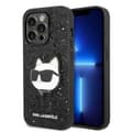 Miniatyrbild 1 av 8: Karl Lagerfeld iPhone 14 Pro Skal Glitter Choupette Patch - Svart