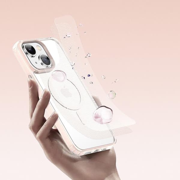 Dux Ducis iPhone 14 Plus Skal MagSafe Clin2 Magnetic - Rosa
