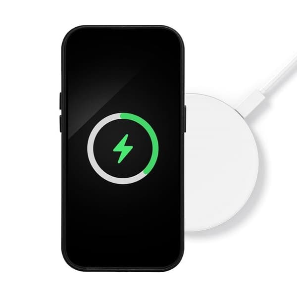 iPhone 12 Pro Max Magsafe Skal Läder - Svart
