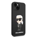 Miniatyrbild 4 av 8: Karl Lagerfeld iPhone 14 Plus Skal Magsafe Ikonik Silicone - Svart