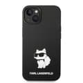 Miniatyrbild 3 av 8: Karl Lagerfeld Magsafe iPhone 14 Plus Skal Choupette Silicone - Svart