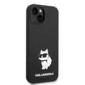 Miniatyrbild 4 av 8: Karl Lagerfeld Magsafe iPhone 14 Plus Skal Choupette Silicone - Svart