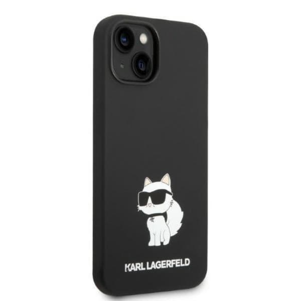 Karl Lagerfeld Magsafe iPhone 14 Plus Skal Choupette Silicone - Svart