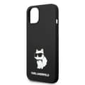 Miniatyrbild 6 av 8: Karl Lagerfeld Magsafe iPhone 14 Plus Skal Choupette Silicone - Svart
