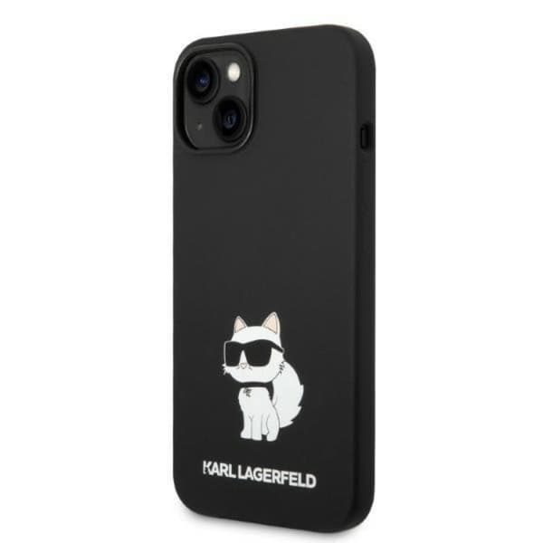 Karl Lagerfeld Magsafe iPhone 14 Plus Skal Choupette Silicone - Svart