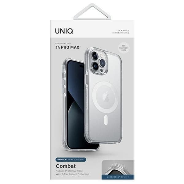 UNIQ iPhone 14 Pro Skal Magsafe Combat - Transparent