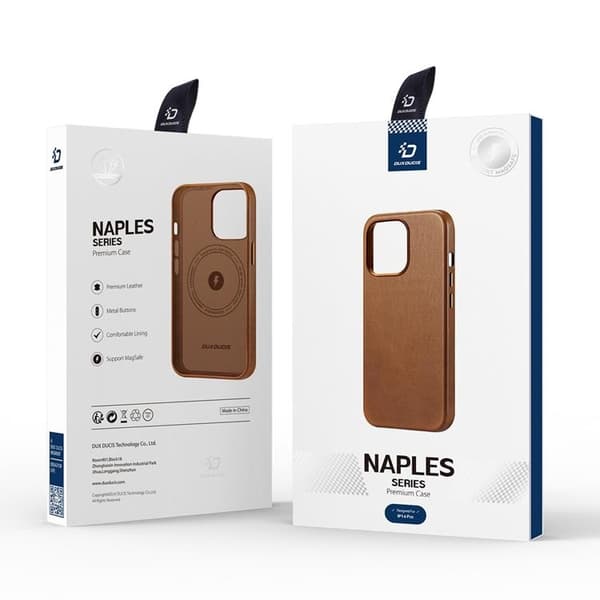 Dux Ducis iPhone 14 Pro Max Skal Magsafe Naples - Brun