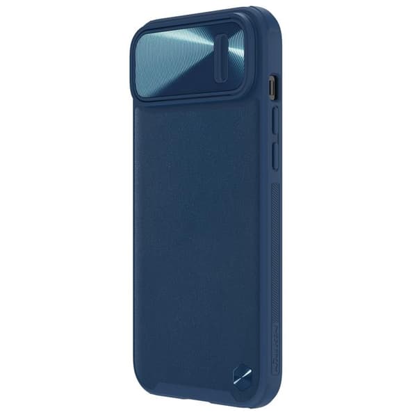 Nillkin iPhone 14 Skal CamShield Läder S - Blå