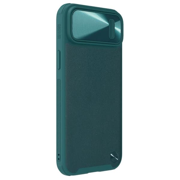Nillkin iPhone 14 Plus Skal CamShield Läder S - Grön
