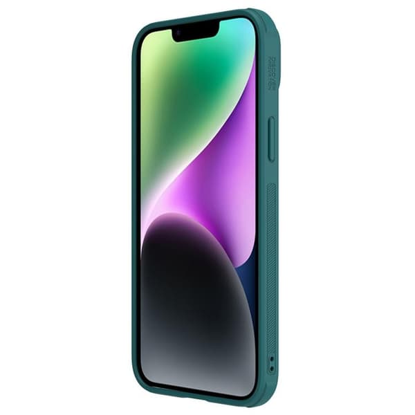 Nillkin iPhone 14 Plus Skal CamShield Läder S - Grön