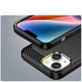 Miniatyrbild 4 av 7: iPhone 14 Plus Skal Carbon Flexible Gel - Svart