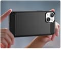 Miniatyrbild 6 av 7: iPhone 14 Plus Skal Carbon Flexible Gel - Svart