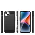 Miniatyrbild 7 av 7: iPhone 14 Plus Skal Carbon Flexible Gel - Svart