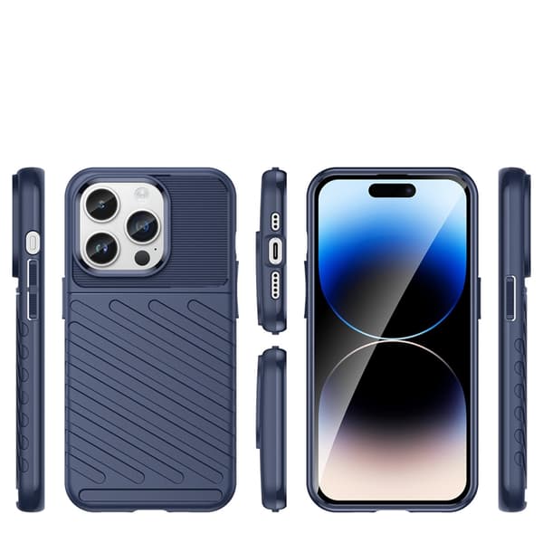 iPhone 14 Pro Max Skal Thunder Armored - Blå