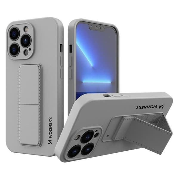 Wozinsky iPhone 13 Skal Kickstand - Grå