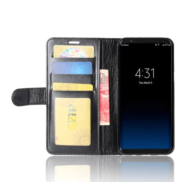 SiGN Plånboksfodral för Galaxy S8 Plus - Svart