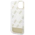 Miniatyrbild 7 av 8: GUESS iPhone 14 Plus Skal Pattern Script - Guld