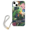 Miniatyrbild 3 av 8: Guess iPhone 13 mini Skal Flower Strap - Blå