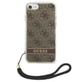 Miniatyrbild 5 av 10: Guess iPhone 7/8/SE (2020/2022) Skal Print Strap - Brun