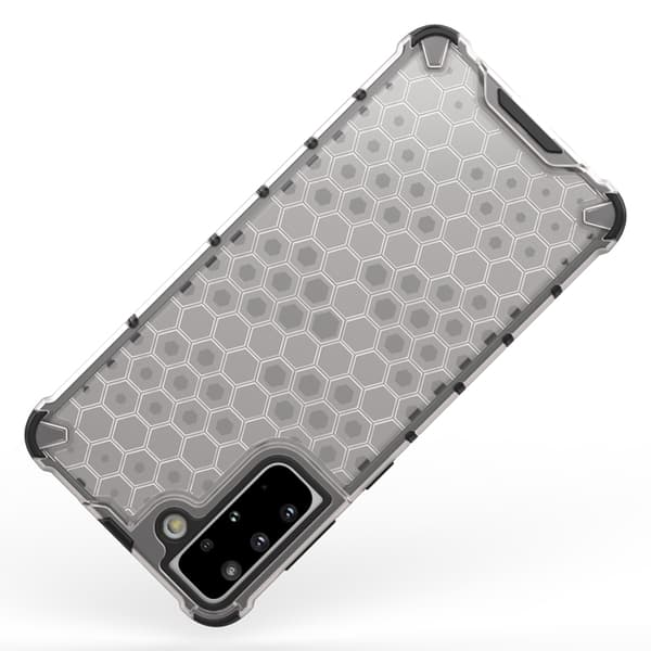 Galaxy S22 Skal Honeycomb Armored - Blå