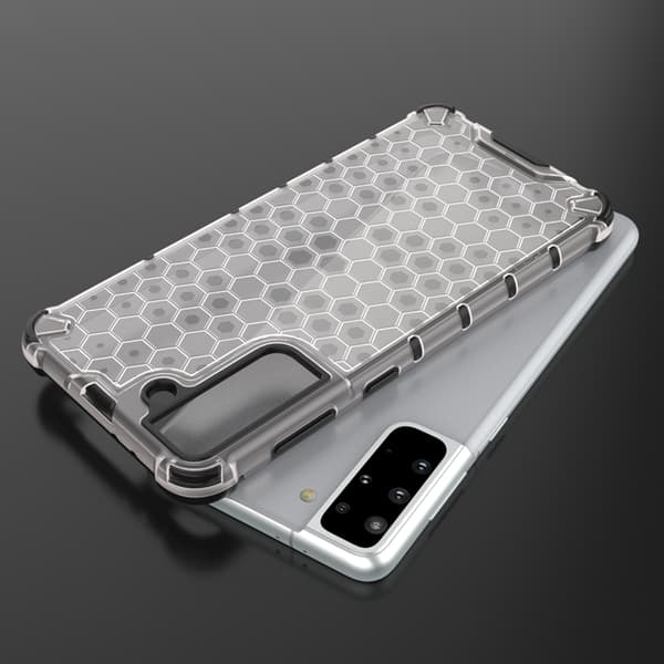 Galaxy S22 Skal Honeycomb Armored - Blå