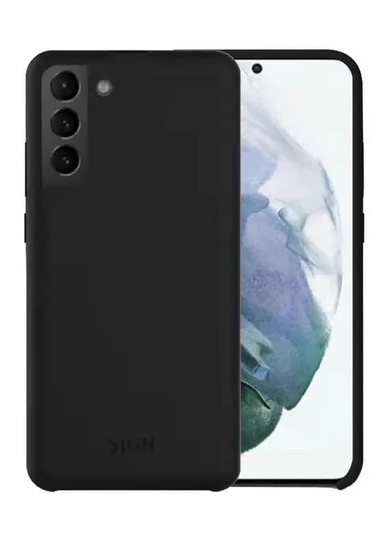 SiGN Galaxy S21 Skal Liquid Silicone - Svart