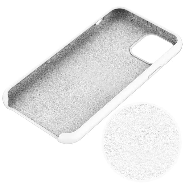 SiGN iPhone 11 Pro Max Skal Liquid Silicone - Vit