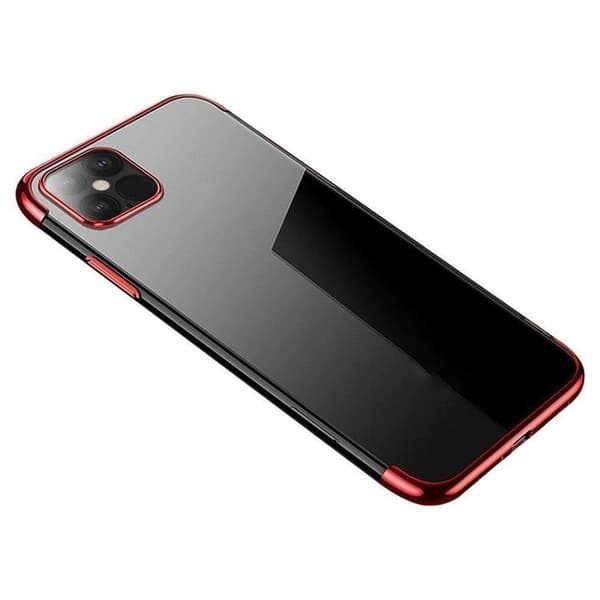 Redmi Note 11 Pro Plus/11 Pro Skal Clear Color Metallic - Röd