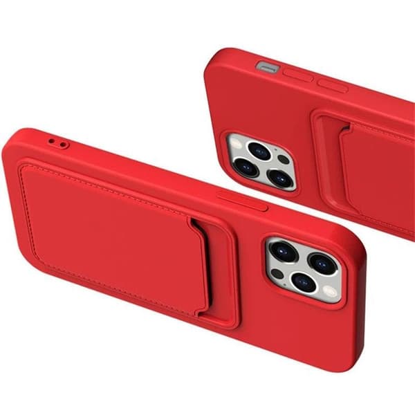 Galaxy S22 Plus Skal Korthållare Silicone - Svart