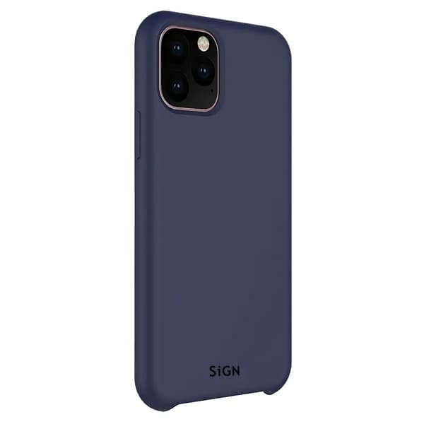 SiGN iPhone 11/XR Skal Liquid Silicone - Blå