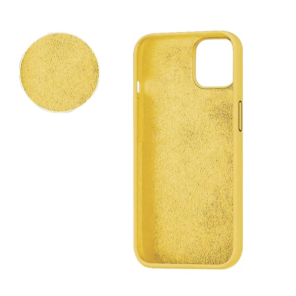 SiGN iPhone 14 Skal Liquid Silicone - Gul