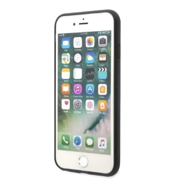 Karl Lagerfeld iPhone 7/8/SE Skal Saffiano Ikonik Karl & Choupette Head