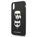 Miniatyrbild 3 av 6: Karl Lagerfeld iPhone X/XS Skal Saffiano Ikonik Karl & Choupette Head