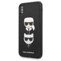 Miniatyrbild 2 av 6: Karl Lagerfeld iPhone X/XS Skal Saffiano Ikonik Karl & Choupette Head