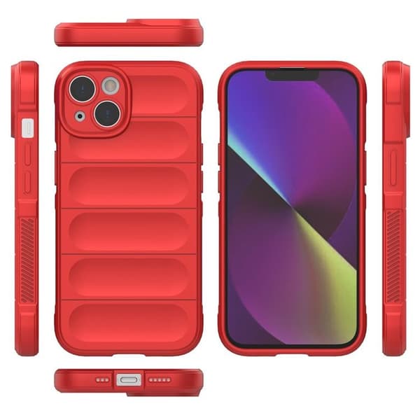 iPhone 14 Plus Skal Magic Shield Flexible Armored - Röd