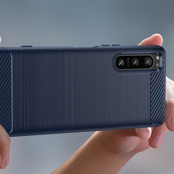 Sony Xperia 1 IV Skal Thunder Silicone Armor - Svart